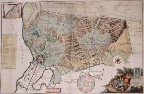 Beroemde kaart van het Gooi - "Nieuwe kaart van Gooilandt"