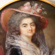 Portraitminiature of a Lady, sitting at her pianoforte