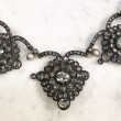 Antique diamond earrings & Antique rose cut diamond necklace