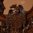 A Rare, Very Decorative Oak Hall Bench