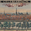One of the most beautiful and largest panoramic views of Leiden ever made