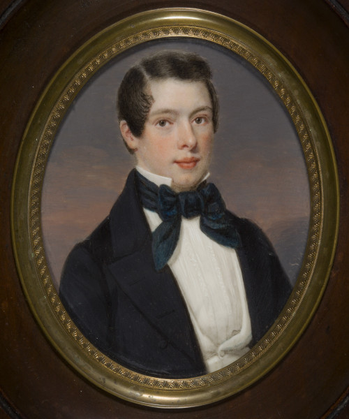 Portrait miniature of a youngman