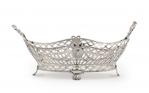 Dutch silver bread basket