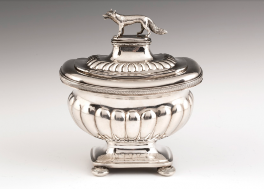 Dutch silver Tobacco Jar