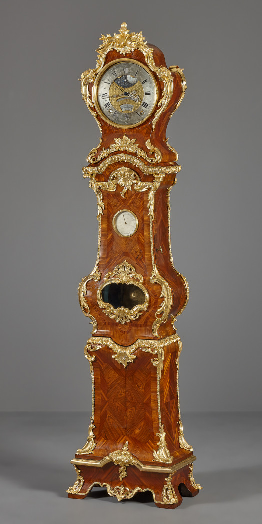 Franse Louis XV regulateur met equatie, Julien Le Roy